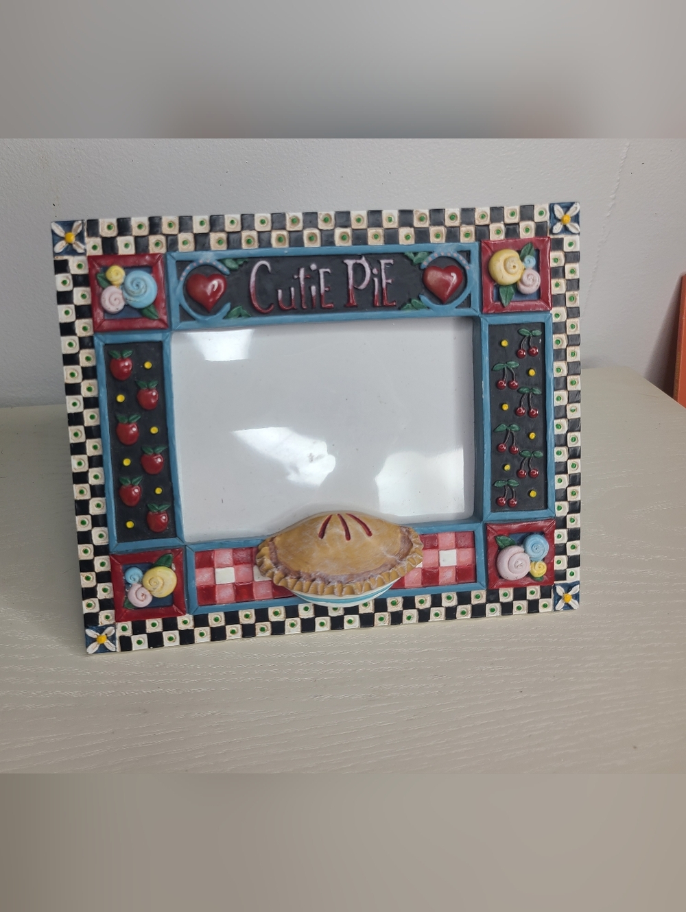 Cutie Pie Frame 🍒 Retro Kitchen Cottagecore Decor